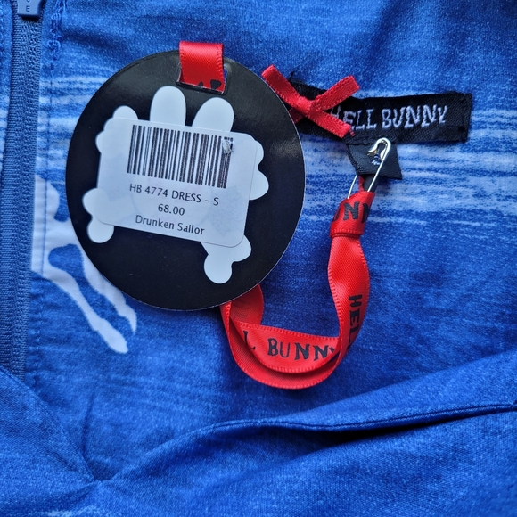Hell Bunny Montana Mini Dress, BNWT, Size S - Picture 10 of 11